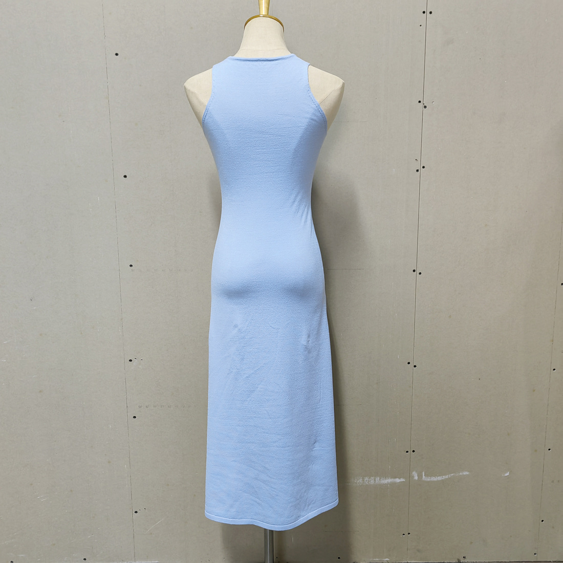 Ootddress Summer New Sleelvess Slim Bodycon Dress Women Casual High Split Out Solid Holiday Beach Sundress White Tank Dresses 2025