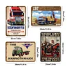 4pcs - Hot Truck Mix - Vintage Metal Signs(8*12Inch) - Vehicle