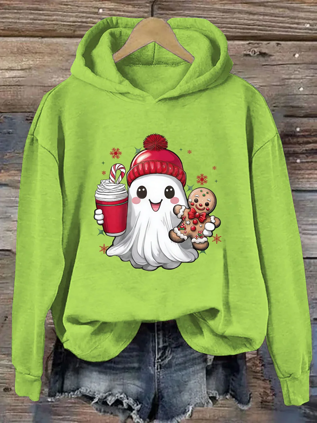 Cute Ghost Christmas Hoodie