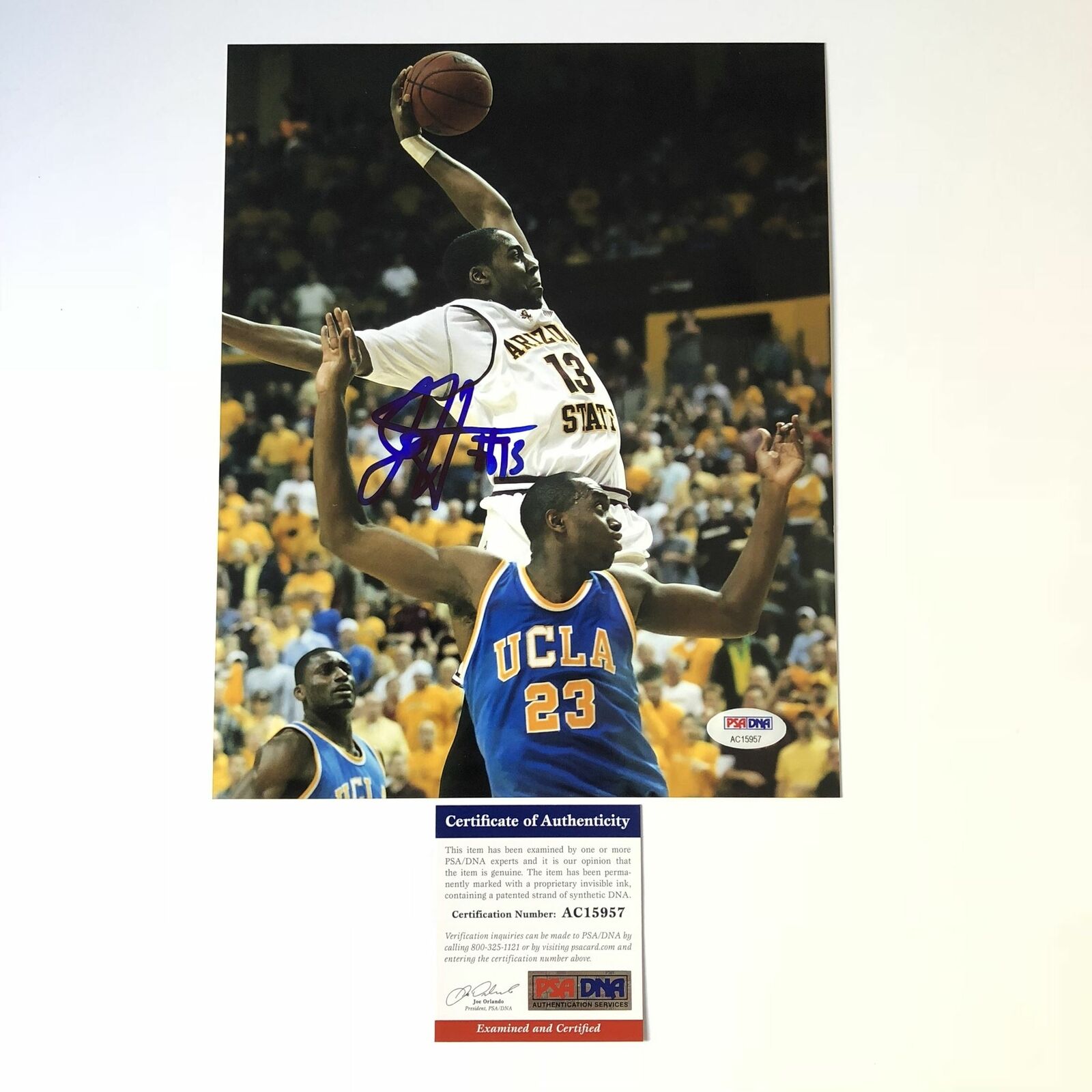 James Harden signed 8x10 Photo Poster painting PSA/DNA Houston Rockets Autographed Arizona Sun D