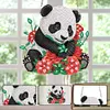DIY Panda And Rose Diamond Painting Pendant（Single-Sided)