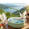Automatic Parrot Bathtub with Circulating Shower System Parrot Bath Shower for African Grey Cockatiel Conure Budgie Lovebird