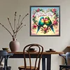 Diamond Painting -DIY Full Round Drill Valentine's Day Parrot