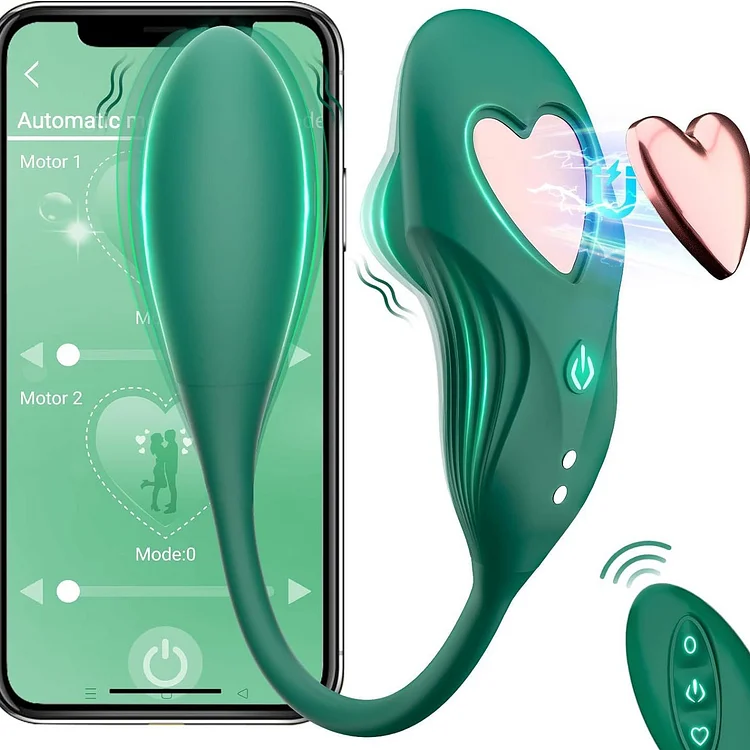 App Remote Control Magnetic Wearable Panty Vibrator With Egg Vibrator