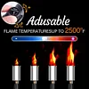 Outdoor BBQ High Temperature Flamethrower BBQ Flamethrower Cooking Kitchen Grilling Tools Adjustable Flamethrower Torch for Grilling Steak and Caramel Pudding, BBQ