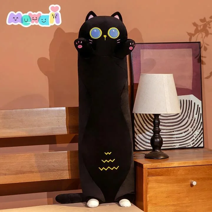 Mewaii® Big Eyes Kitten Stuffed Animal Kawaii Plush Pillow Squishy Toy