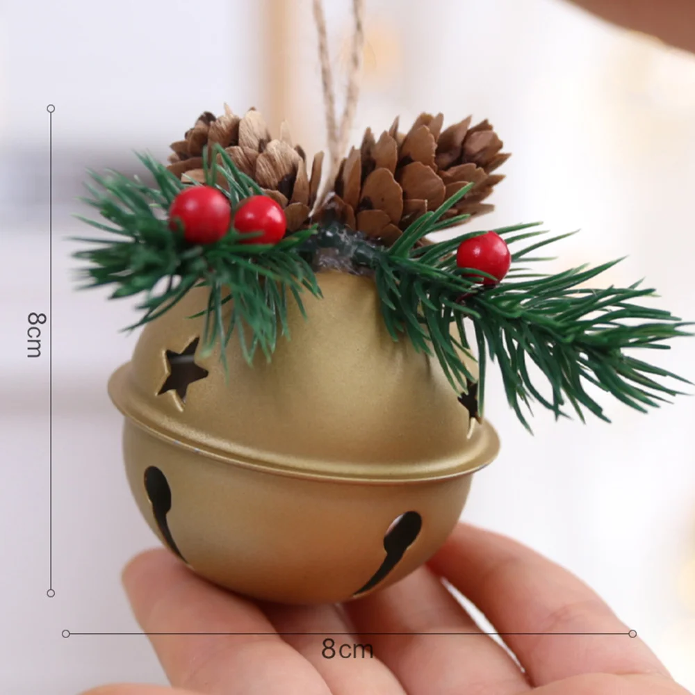 New Christmas bell small pendant home window ornaments