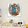 Western Cowboy Boot Hat-11CT Stamped Cross Stitch 45*45cm
