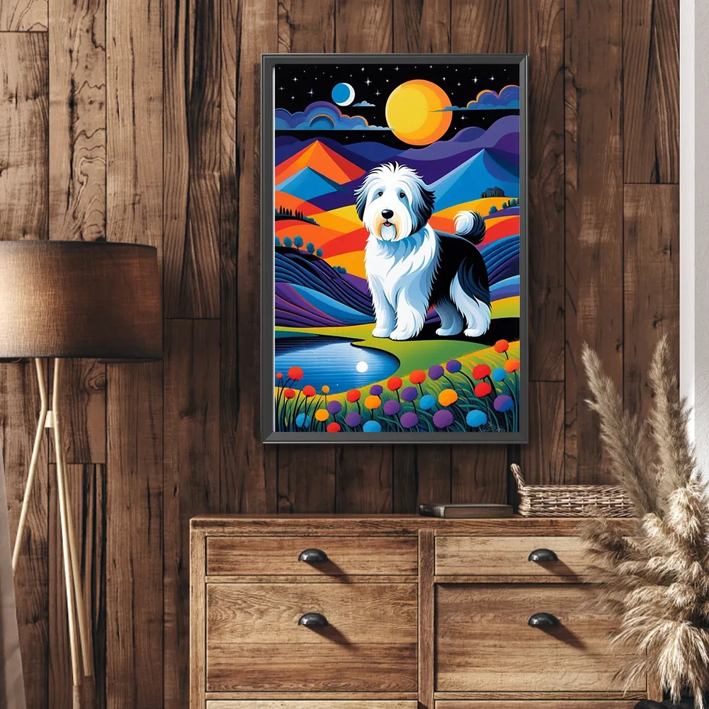 Diamond Painting - Full Round Drill - Dog(Canvas|40*60cm)