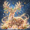 DIY Special Shape Diamond Painting Pearl Art With Inner Frame Kit 25x25cm(Christmas Reindeer)