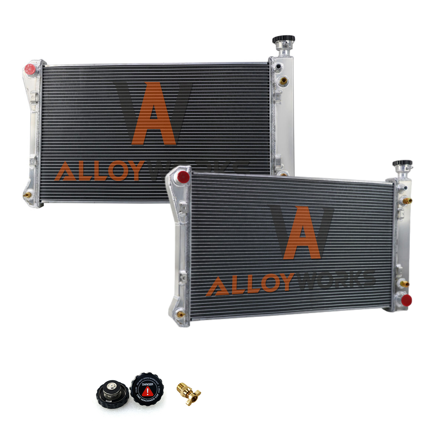 Alloyworks 4 Row Radiator For 1988-1997 Chevy C10 C1500 C2500 K1500 ...