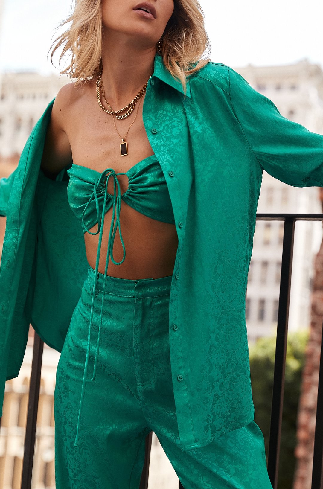 Demi Gold Double Layered Necklace