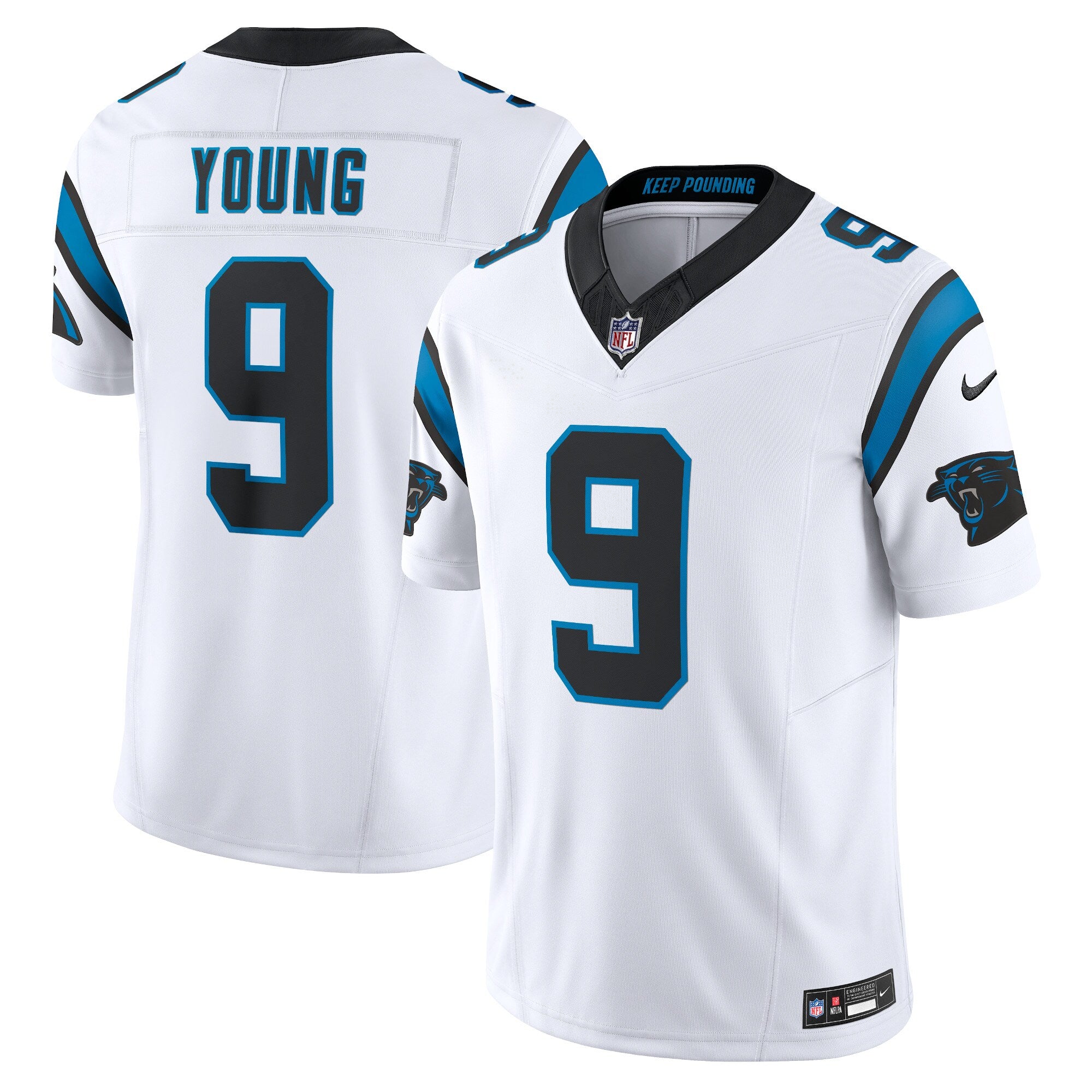 Bryce Young Carolina Panthers Nike  Vapor F.U.S.E. Limited Jersey - White mysite