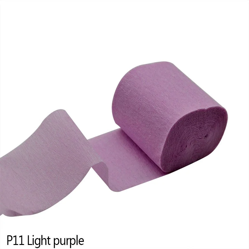 32ft 10m Crepe Paper Streamers DIY Paper Garland Photography Backdrops For Wedding Birthday Party Baby Shower Venue Decoration