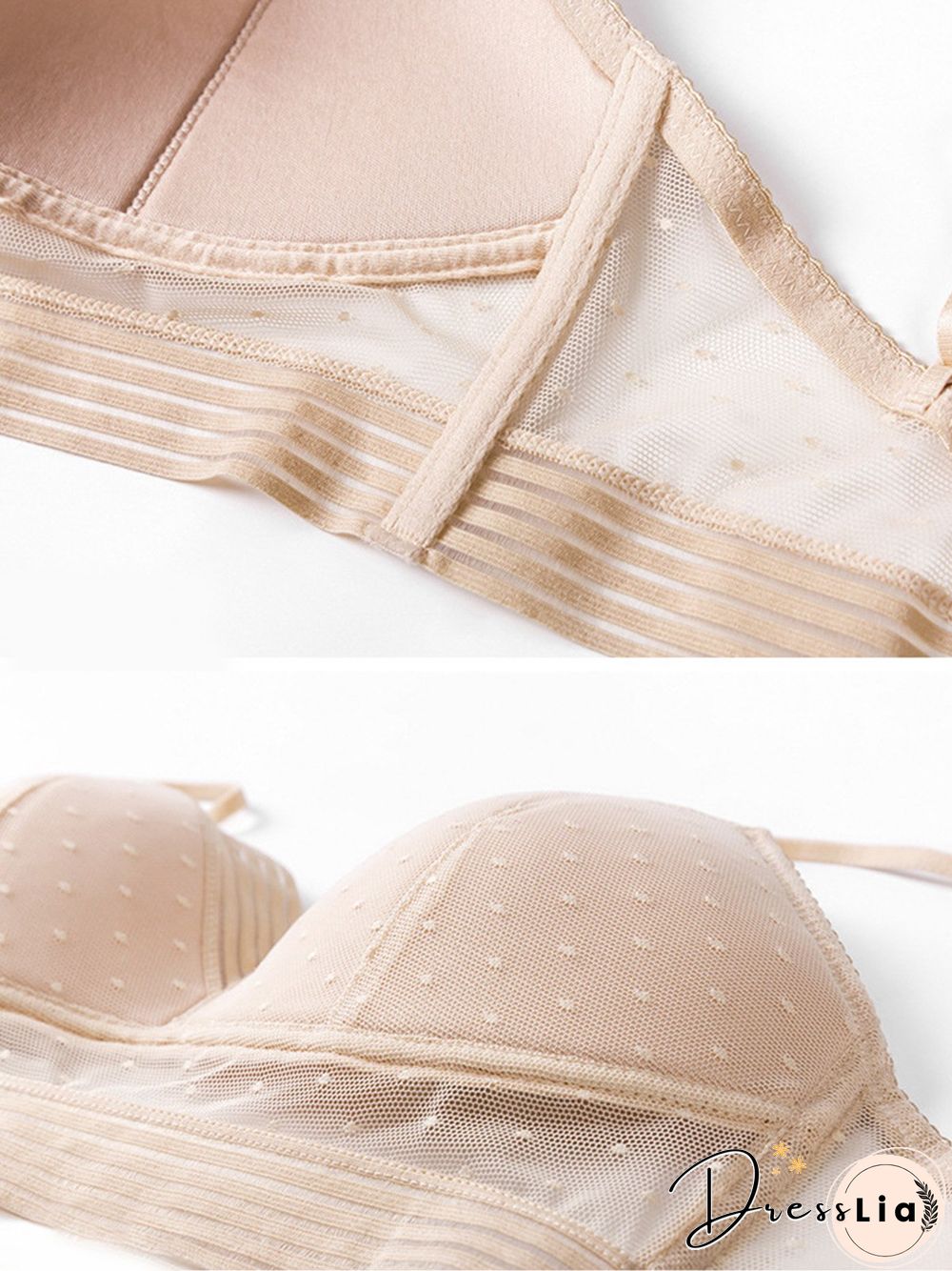 Sexy Lace Backless One Piece Push Up Bra Plus Size