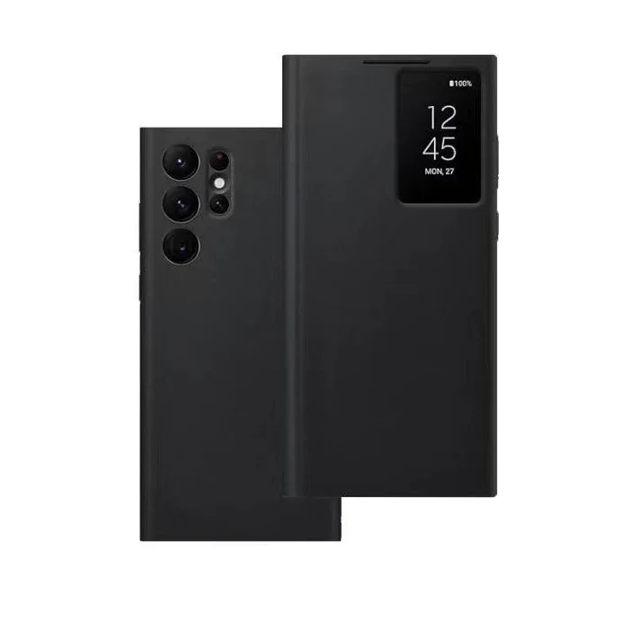 Suitable For Samsung S22ultra Chip Leather Phone Case