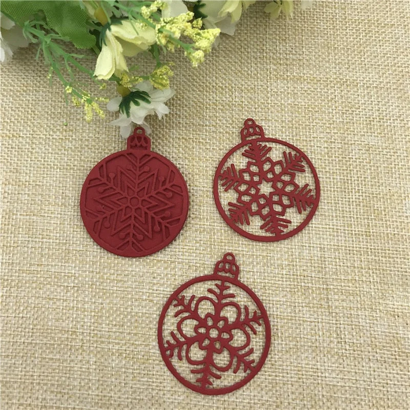Christmas bell snowball Metal Cutting Dies For DIY Scrapbooking Album Embossing Paper Cards Decorative Crafts
