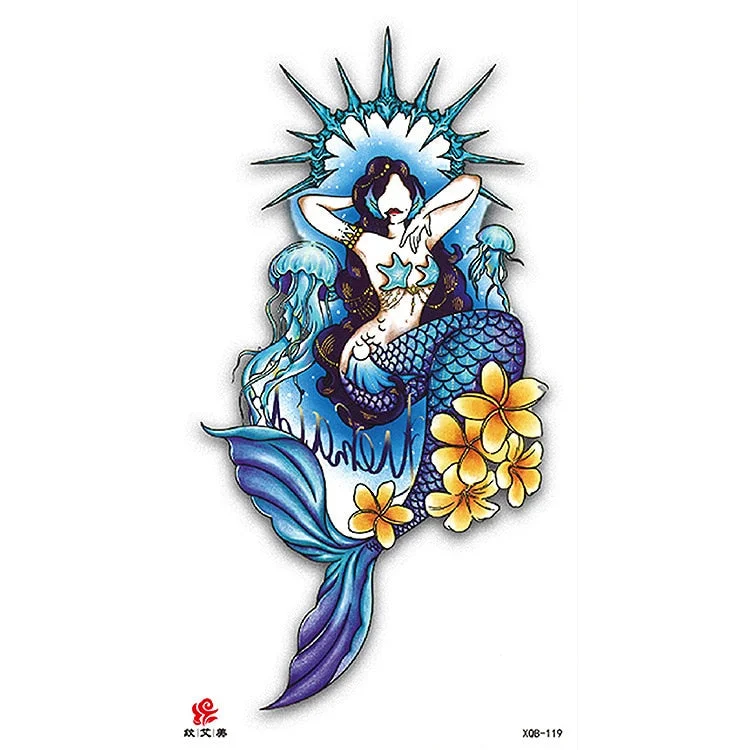 Waterproof Temporary Tattoo Sticker Chest Black Flash Tattoos Wolf Tiger Dragons Sexy Flower Body Art Arm Fake Tatoo Women Men