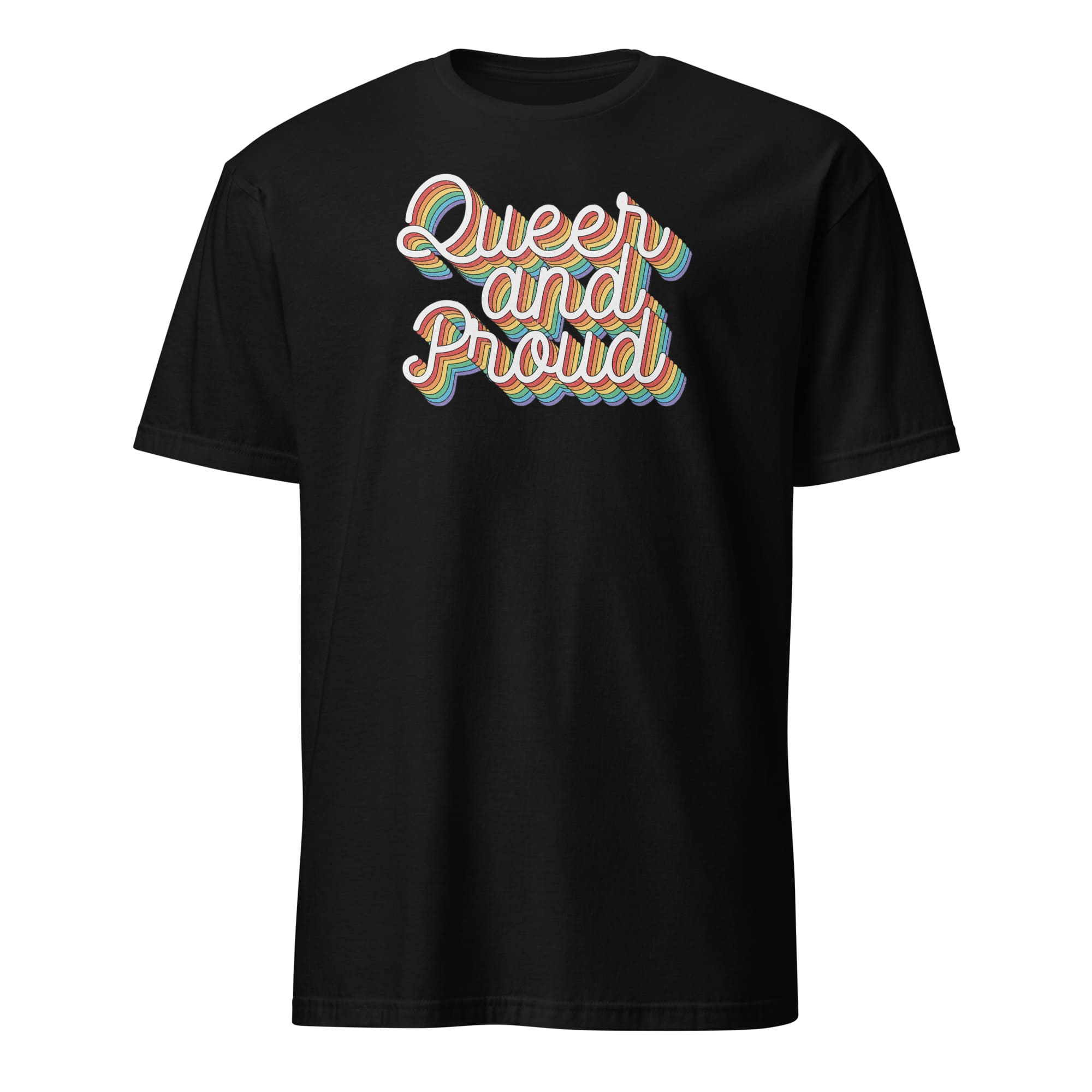Queer and proud t-shirt