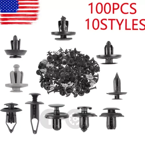 100x Trunk Screw Rivets Bumper Fender Clips For BMW 120i 130i 323i 328xi 335i  (For: Bugatti) Parts