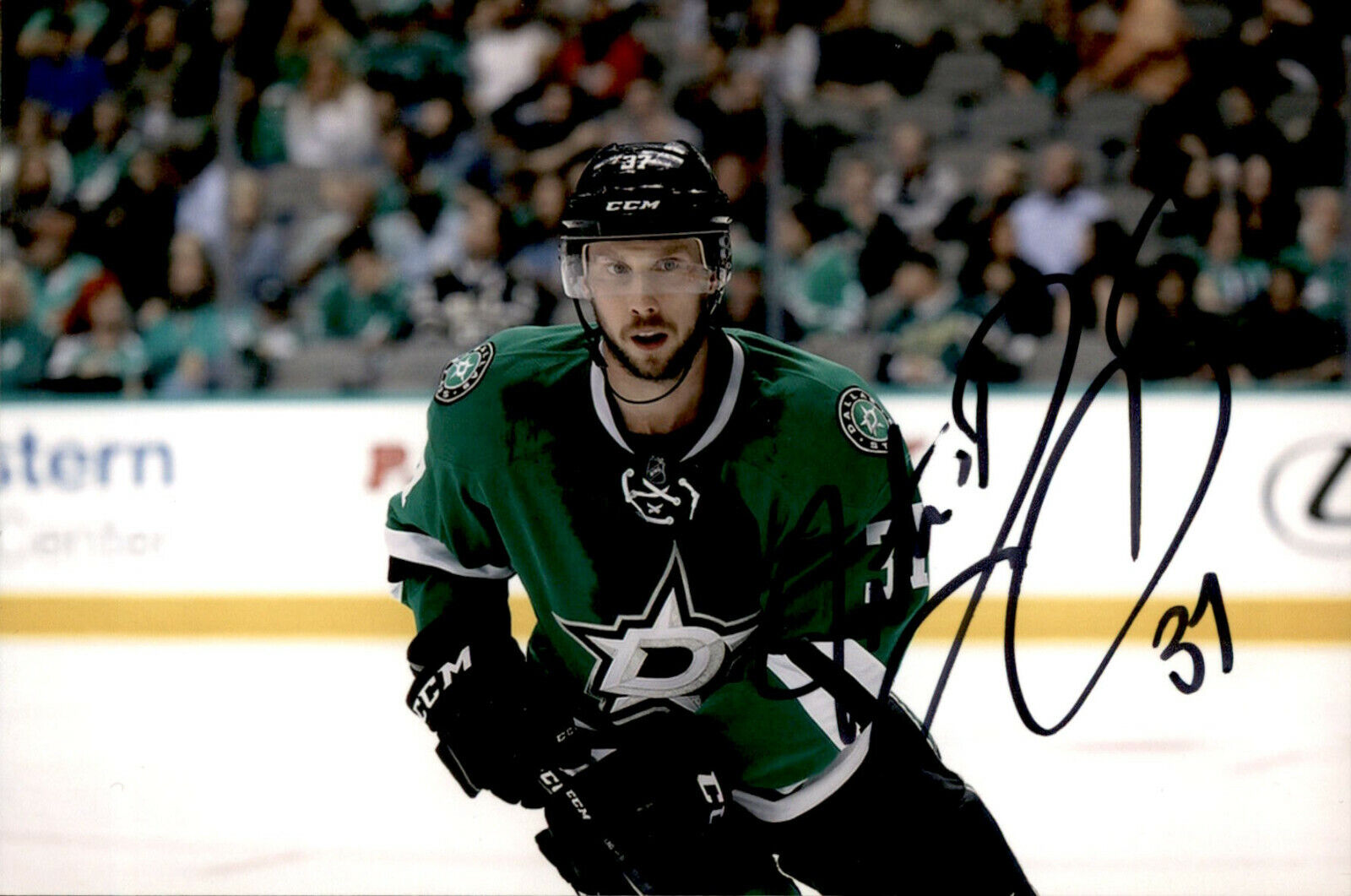 Justin Dowling SIGNED autographed 4x6 Photo Poster painting DALLAS STARS #4