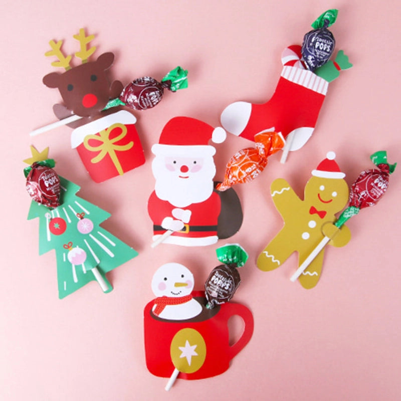 Christmas Cute Christmas Tree Christmas Socks Party Festival Card Decorative Props