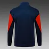 2025/2026 Psg Paris Saint-Germain Long Zipped Jacket Royal Blue Football Shirt 1:1 Thai Quality