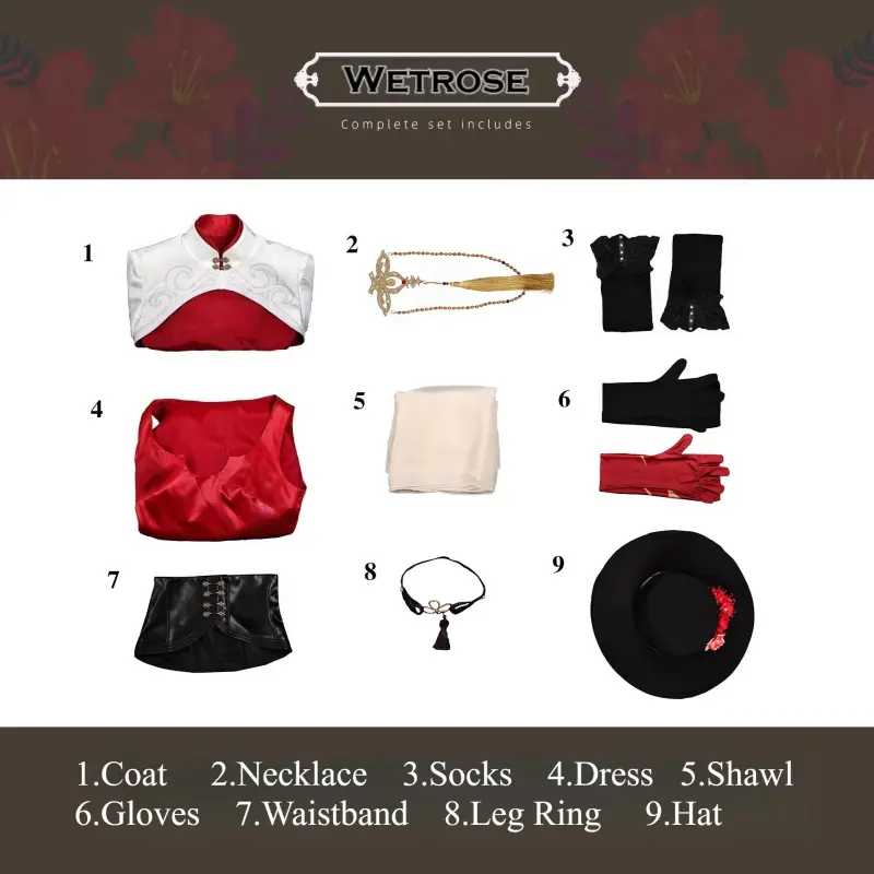 [Wetrose] In Stock Wuthering Waves Changli Animate Phantomic Dreams Game Outfit Cosplay Costume