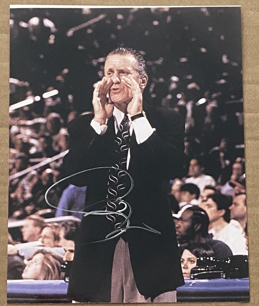 Pat Riley #1 8x10 Signed W/ COA Miami Heat 032419