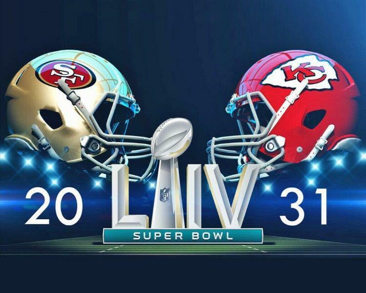 KANSAS CITY CHIEFS Super Bowl LIV Win 31- 20 49ers 8 x 10 Photo Poster painting Poster Man Cave