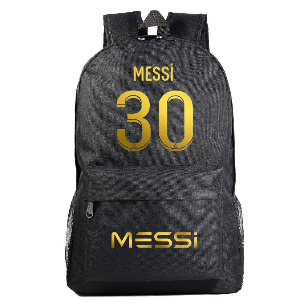 Buzzdaisy Get Your Young Soccer Star Ready with our Lionel Messi Theme School Bag - Durable, Waterproof and Laptop-Ready!