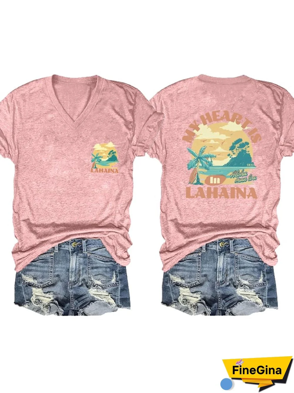 Women's Lahaina Strong Casual T-Shirt
