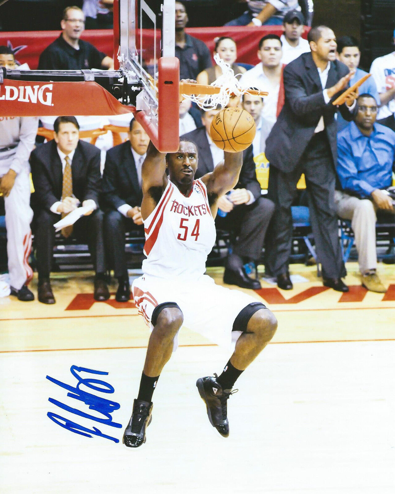 Patrick Patterson *HOUSTON ROCKETS* Signed 8x10 Photo Poster painting P2 COA GFA