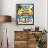 (US Only)Paint By Numbers Kit On Canvas DIY Oil Art Summer Vacation Picture Decor40x50cm