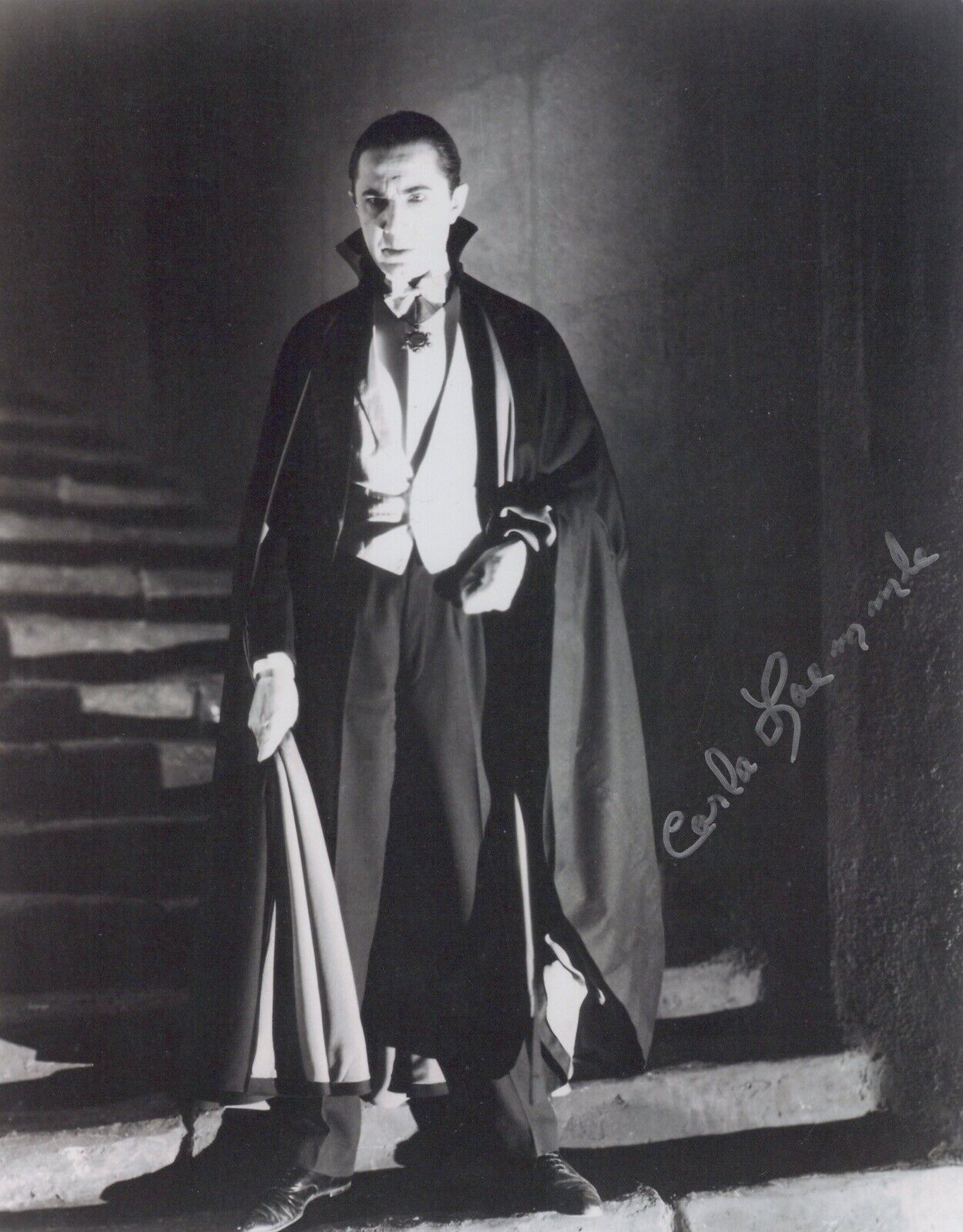 Dracula silent movie 8x10 Photo Poster painting signed by Carla Leammle