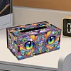 Wooden Diamond Painting Tissue Box for Home and Office Decoration (ZJH024)