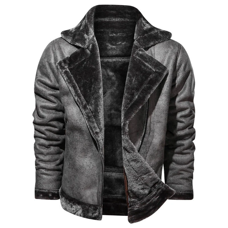 Casual Lapel Thick Men's Jacket