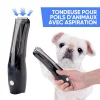 Tondeuse pour poils d'animaux avec aspiration