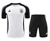 2024 Germany pre-match training White Shirt+Shorts 1:1 Thai Quality