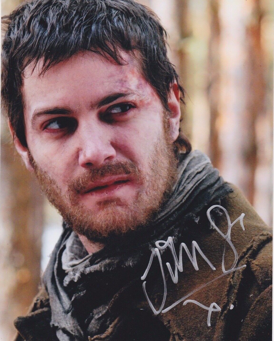 Signed Original Color Photo Poster painting of Jim Sturgess of The Way Back