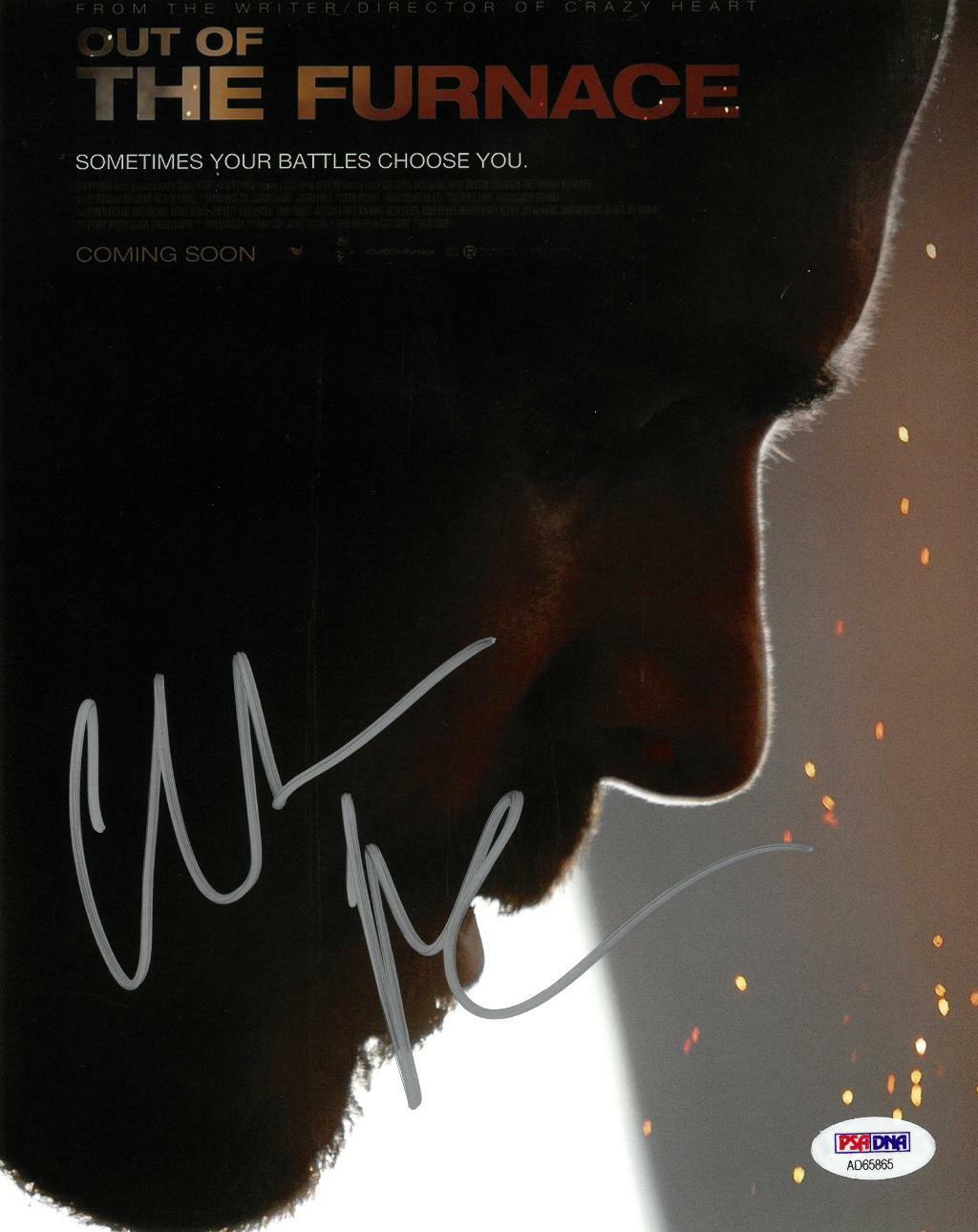 Christian Bale Signed Out of the Furnace Autographed 8x10 Photo Poster painting PSA/DNA #AD65865