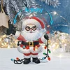Acrylic Shaking Head Desktop Diamond Art Kits for Adults Beginner (Santa Claus)