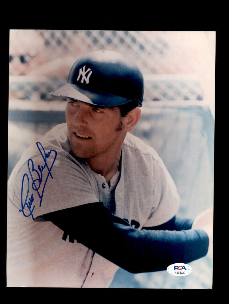 Curt Blefary PSA DNA Coa Signed 8x10 Photo Poster painting Yankees Autograph