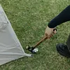 Camping Tent Staple Hammer Aluminum Alloy Hammer for Hiking Gardening (Black)