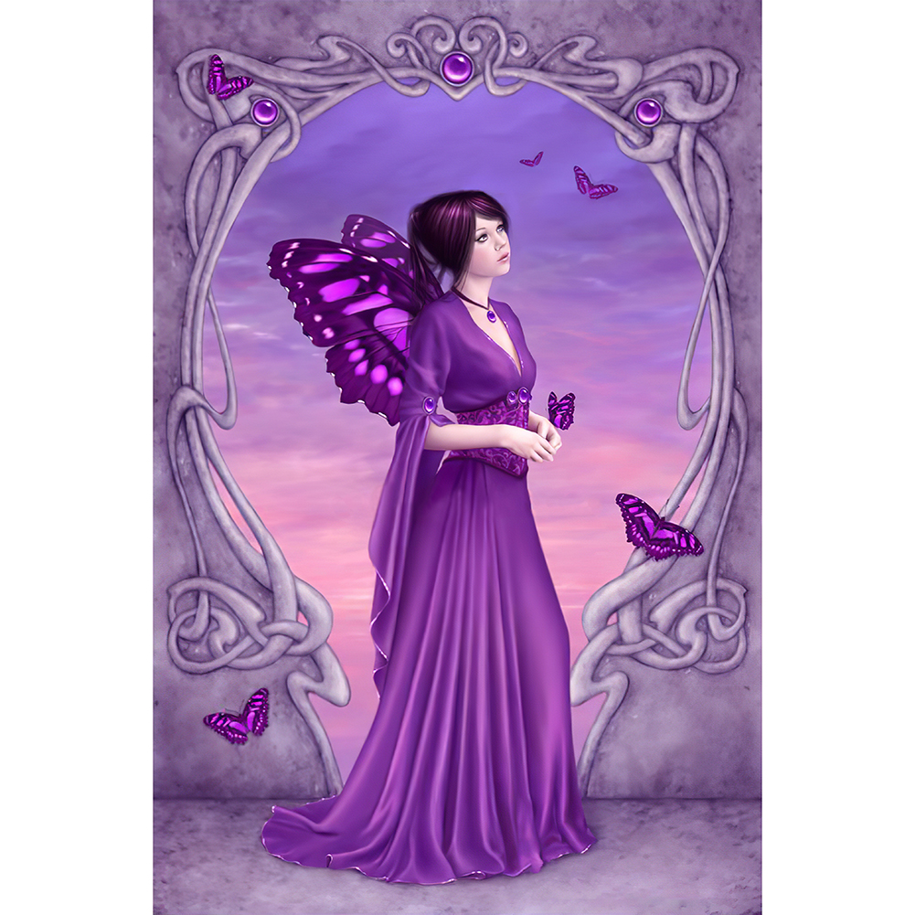 

Butterfly Angel - Round Drill Diamond Painting - 30*45CM, 501 Original