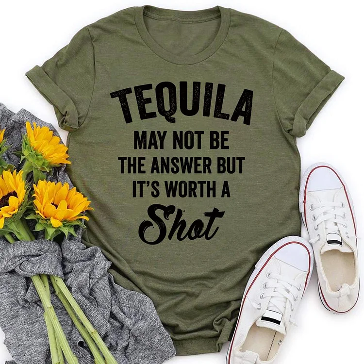 Tequila Worth A Shot T-shirt Tee-05537