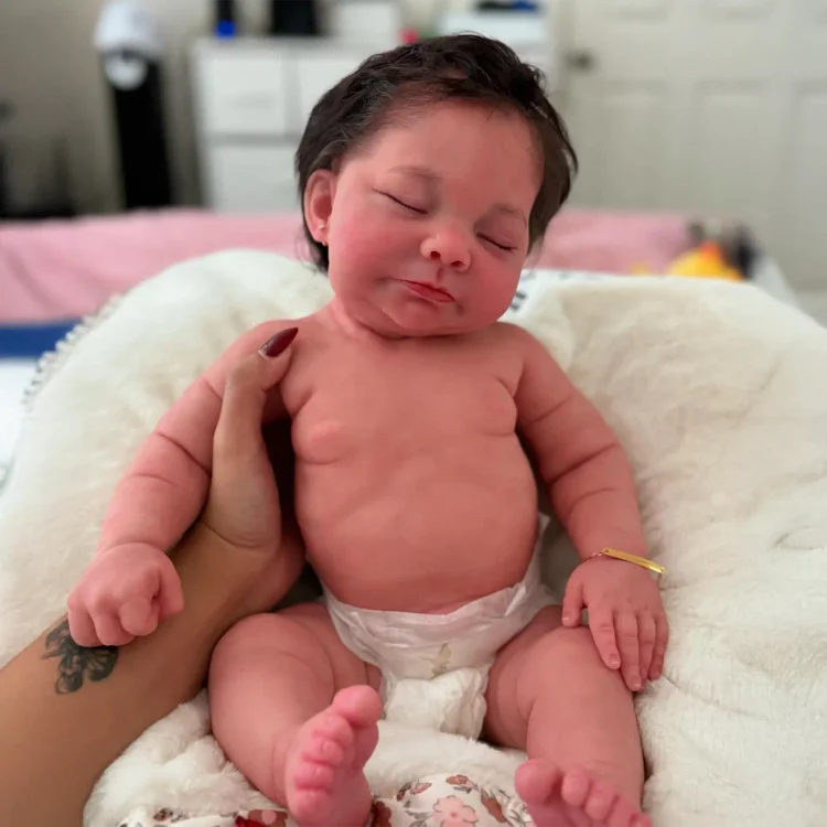  12"&16"& 20'' Supple and Soft Limbs, Flexible Silicone Reborn Baby Doll Boy or Girl Adiar and Ledias - Reborndollsshop®-Reborndollsshop®