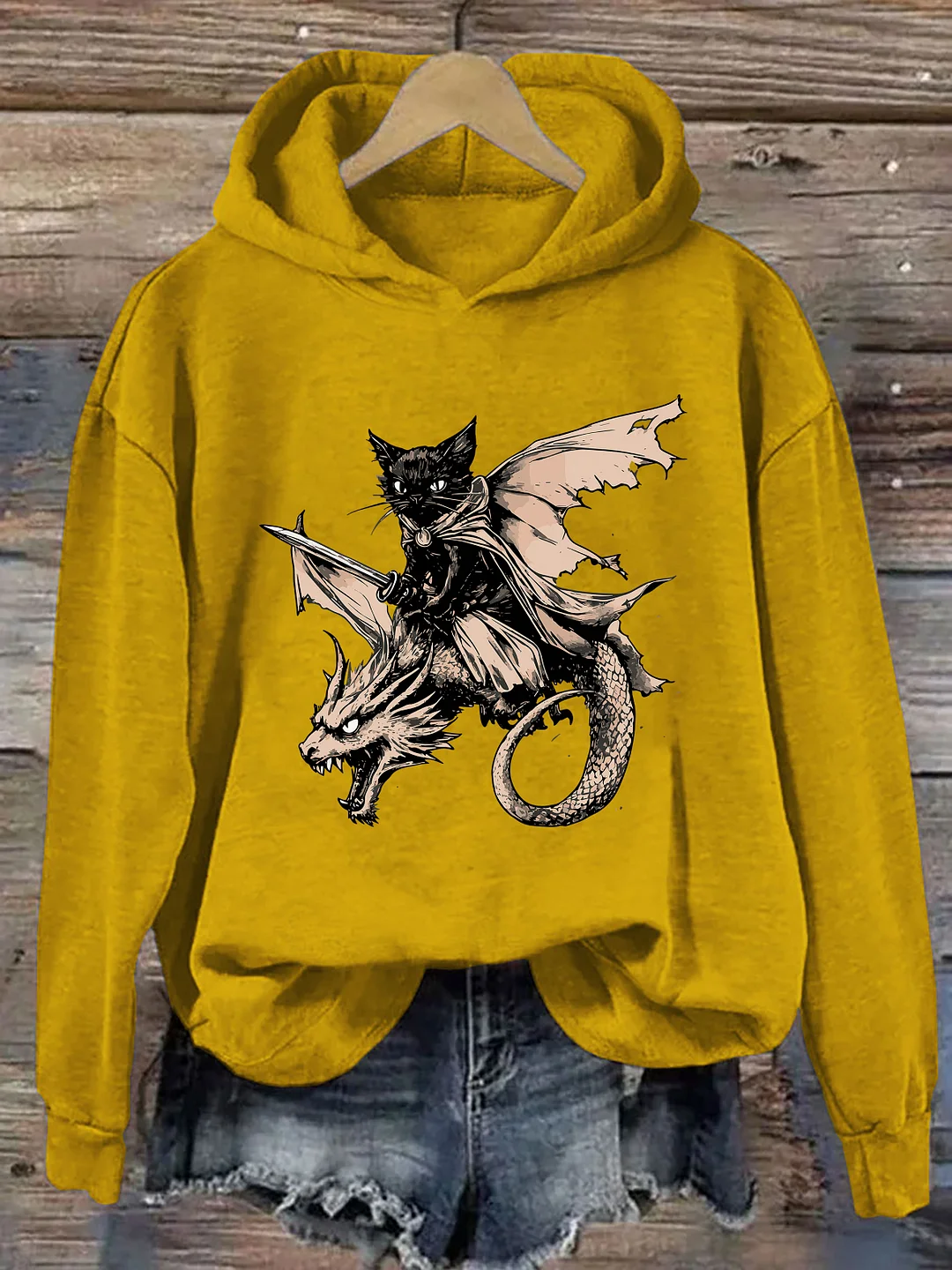 Funny Cat Dragon Hoodie