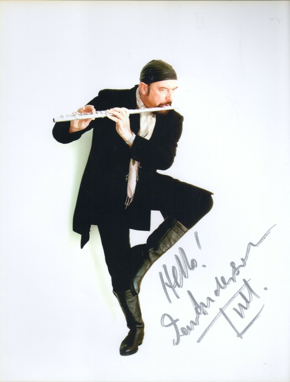 Ian Anderson Jethro Tull Signed Photo Poster painting