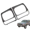 1 Pair Headlight Frame 5EM72SW1 Headlamp Bezel Cover for Jeep Cherokee 1998-2002